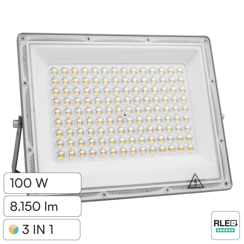 V-Tac VT-44100CCT Faro LED 100W SMD IP65 Led Sostituibili
