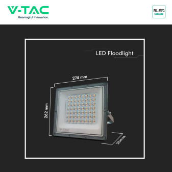 V-Tac VT-44100CCT Faro LED 100W SMD IP65 Led Sostituibili