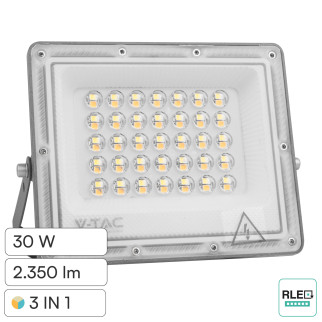 V-Tac VT-44030CCT Faro LED 30W SMD IP65 Led Sostituibili