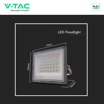 V-Tac VT-44030CCT Faro LED 30W SMD IP65 Led Sostituibili