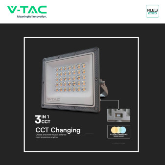 V-Tac VT-44030CCT Faro LED 30W SMD IP65 Led Sostituibili