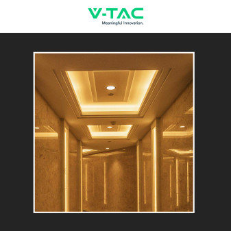 V-Tac Faretto LED COB 28W Incasso Rotondo Orientabile CCT