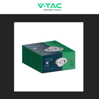 V-Tac Faretto LED COB 28W Incasso Rotondo Orientabile CCT