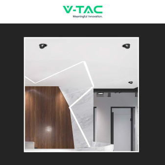 V-Tac Faretto LED COB 28W Incasso Rotondo Orientabile CCT