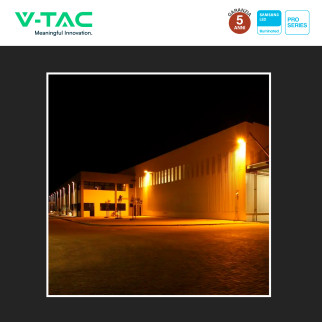 VT-200 Faro LED SMD 200W IP65 Chip Samsung Nero V-Tac