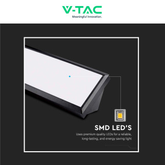 VT-8054 Lampada LED da Muro 12W SMD IP65 Colore Nero V-Tac