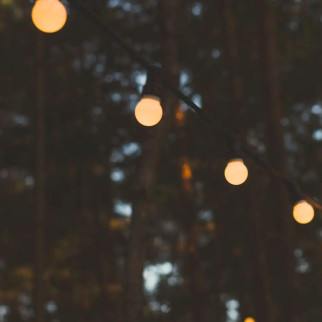 VT-71020 Catena da 20 Lampadine LED Mini Globo Bianche IP44 V-Tac