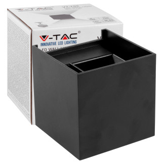 VT-759-12 Lampada LED da Muro 11W Nera con Doppio LED SMD IP65 V-Tac