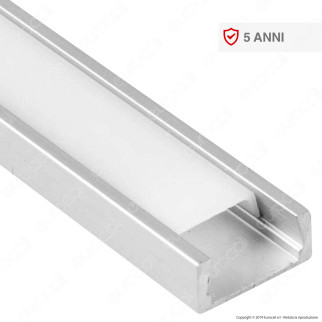 V-Tac VT-9327 Profilo in Alluminio per Strisce LED - Lunghezza 2