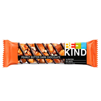 Peanut Butter Dark Chocolate Barretta 40g Be-Kind