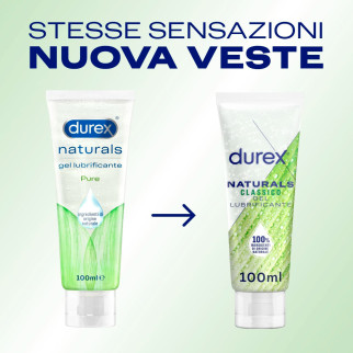 Durex Naturals Classico Gel Lubrificante Intimo 100% Origine Naturale