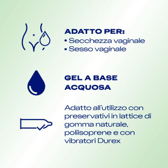 Durex Naturals Classico Gel Lubrificante Intimo 100% Origine Naturale