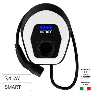 Wall Box Daze 7,4kW Monofase Dazebox Home C con Cavo Tipo 2