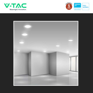 V-TAC PRO VT-61006 Mini Pannello LED Rotondo 6W SMD da Incasso