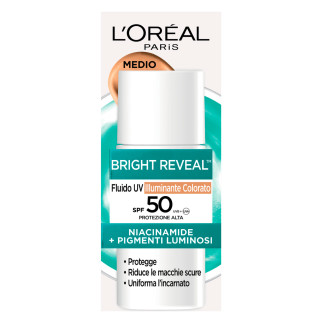 L'Oréal Paris Bright Reveal Fluido UV Illuminante Colorato SPF 50