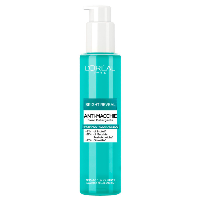 L'Oréal Paris Bright Reveal Siero Detergente Anti-Macchie 150ml