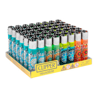 Clipper Large Accendino a Pietrina Mandala 48 Accendini