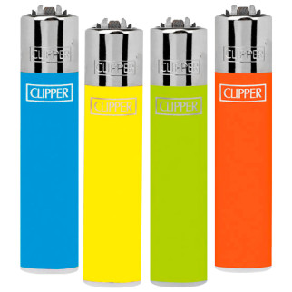 Clipper Micro Accendino a Pietrina Fluo Mix 4 Accendini