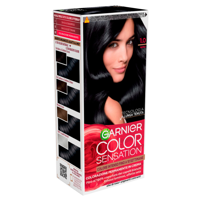 Garnier Color Sensation Colorazione Permanente 1.0 Nero