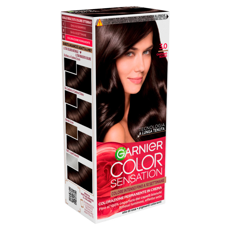 Garnier Color Sensation Colorazione Permanente 3.0 Castano Scuro