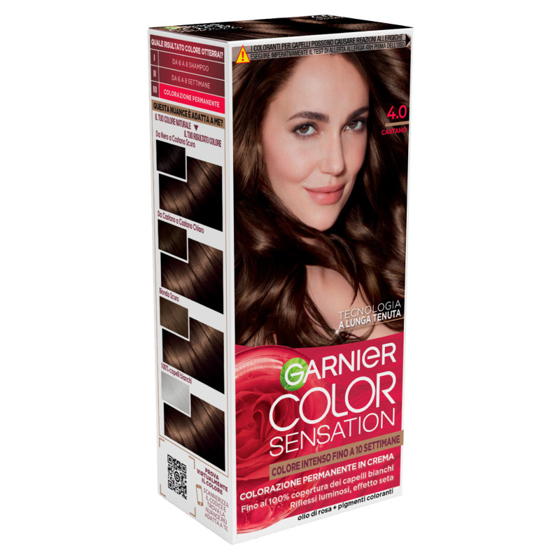 Garnier Color Sensation Colorazione Permanente 4.0 Castano