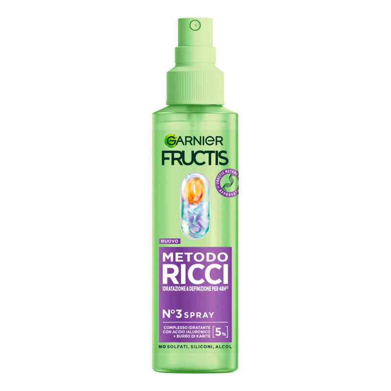 Garnier Fructis Metodo Ricci Spray Capelli Idratante 150ml