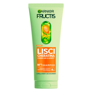 Garnier Fructis Lisci Cheratina Shampoo Lisciante flacone da 200ml
