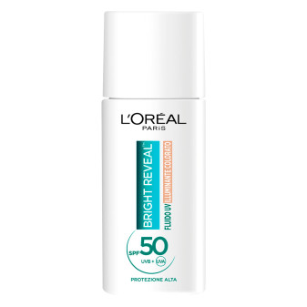 L'Oréal Paris Bright Reveal Fluido UV Illuminante Colorato SPF 50