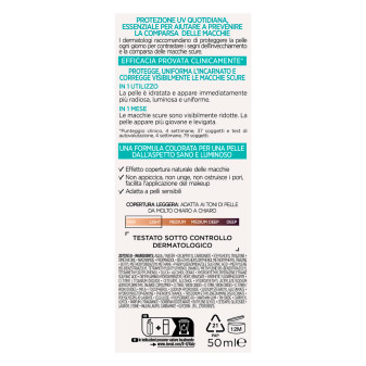 L'Oréal Paris Bright Reveal Fluido UV Illuminante Colorato SPF 50