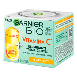 Garnier Bio Crema Giorno Illuminante per Pelli Spente