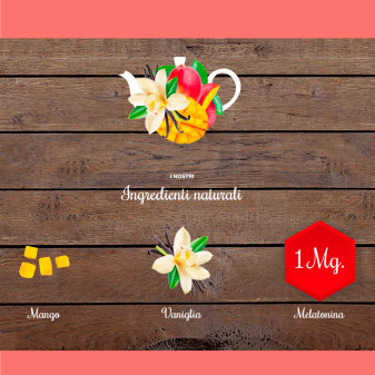 Sognid'oro Tisana Melatonina con Mango e Vaniglia