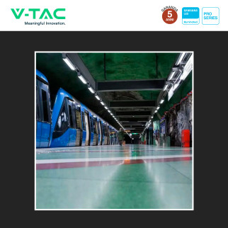 Tubo LED Prismatico Plafoniera 40W 120cm VT-8-40 V-Tac Pro