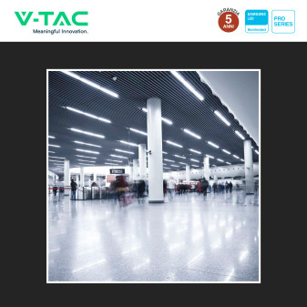 Tubo LED Prismatico Plafoniera 40W 120cm VT-8-40 V-Tac Pro