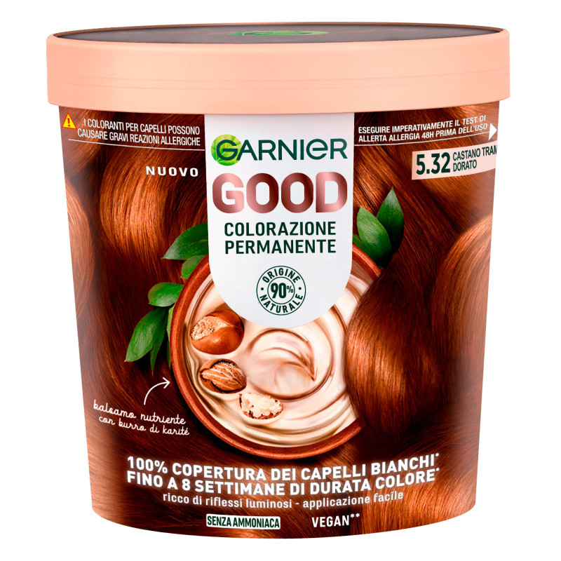 Garnier Good Tinta Senza Ammoniaca 5.32 Castano Tramonto Dorato