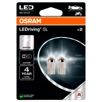 Osram Lampadine LEDriving SL W5W per Fari Auto