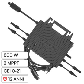 Sossen Microinverter Monofase On-Grid 800W IP67 da Balcone CEI 0-21