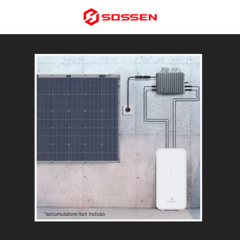 Sossen Microinverter Monofase On-Grid 800W IP67 da Balcone CEI 0-21