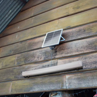 VT-120018 Plafoniera Tubo LED 25W Changing Color Panello Solare