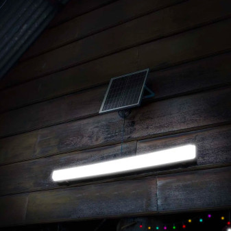 VT-120018 Plafoniera Tubo LED 25W Changing Color Panello Solare