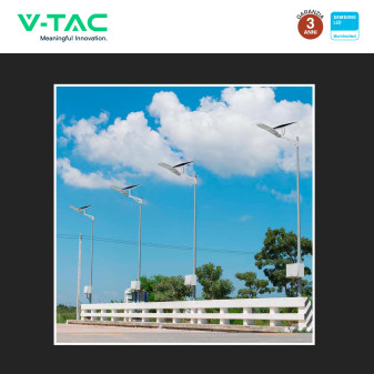 VT-ST303 Lampada Stradale LED con Pannello Solare IP65 V-Tac