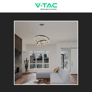 V-Tac VT-7578 Lampadario LED a Sospensione 50W SMD Colore Caffè