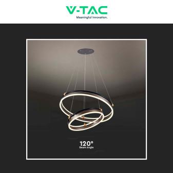 V-Tac VT-7578 Lampadario LED a Sospensione 50W SMD Colore Caffè