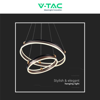 V-Tac VT-7578 Lampadario LED a Sospensione 50W SMD Colore Caffè
