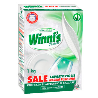 Sale Marino Purissimo per Lavastoviglie 1Kg Winni's Naturel