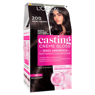 Tinta Capelli 200 Nero Ebano L'Oréal Casting Crème Gloss