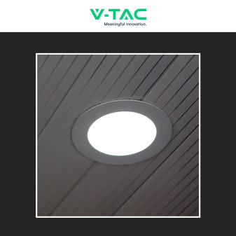 VT-1807-RD Mini Pannello LED Rotondo 18W da Incasso V-Tac