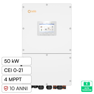 V-Tac Solis Inverter Trifase On-Grid / Off-Grid 50kW IP66