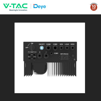 V-Tac Inverter Monofase Ibrido On-Grid / Off-Grid 6kW IP65 CEI 0-21