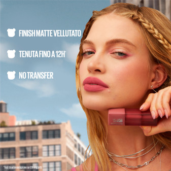 Maybelline New York Super Stay Teddy Tint Tinta Labbra 10 Current Mood