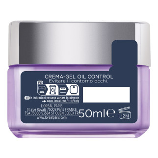 L'Oréal Paris Revitalift Filler 8H Oil Control Crema Gel da 50ml